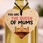 Gift For Mothers Day Queen Of Mums Wood Heart Mothers Day Gift Gift For Mothers Day Queen Of Mums Wood Heart Mothers Day Gift