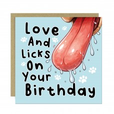 Funny Birthday Card From The Dog Amusing Happy Birthday Card
