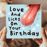 Funny Birthday Card From The Dog Amusing Happy Birthday Card
