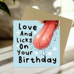 Funny Birthday Card From The Dog Amusing Happy Birthday Card