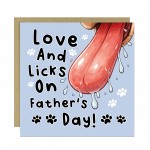Funny Fathers Day Card From The Dog Amusing Fathers Day Card