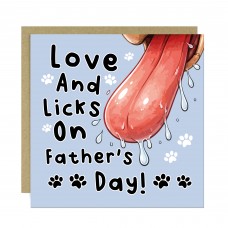 Funny Fathers Day Card From The Dog Amusing Fathers Day Card