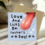 Funny Fathers Day Card From The Dog Amusing Fathers Day Card