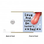 Funny Fathers Day Card From The Dog Amusing Fathers Day Card