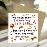 Hilarious Mothers Day Card From The Dog Amusing Mothers Day Card