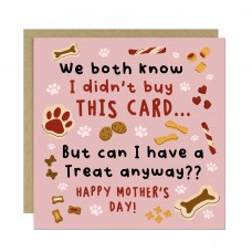 Joke Mothers Day Card From The Dog Amusing Mothers Day Card