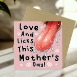 Funny Mothers Day Card From The Dog Amusing Mothers Day Dog Mum