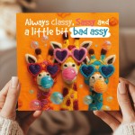 Birthday Cards For Women Sassy Giraffe Card For Best Friend BFF