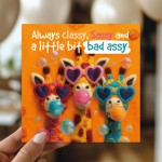 Birthday Cards For Women Sassy Giraffe Card For Best Friend BFF