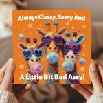 Funny Cards For Women, Birthday Card, Sassy Card For Daughter
