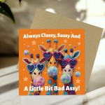 Funny Cards For Women, Birthday Card, Sassy Card For Daughter