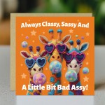 Funny Cards For Women, Birthday Card, Sassy Card For Daughter
