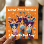 Funny Cards For Women, Birthday Card, Sassy Card For Daughter