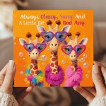 Cute Birthday Cards For Women Sassy Birthday Card For Mum Friend