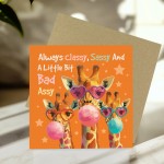 Hilarious Birthday Card For Women Sassy Birthday Card For Friend Hilarious Birthday Card For Women Sassy Birthday Card For Friend