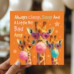 Hilarious Birthday Card For Women Sassy Birthday Card For Friend Hilarious Birthday Card For Women Sassy Birthday Card For Friend