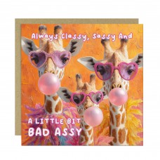 Hilarious Birthday Cards For Women BAD ASSY Birthday Card