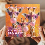 Hilarious Birthday Cards For Women BAD ASSY Birthday Card