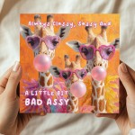 Hilarious Birthday Cards For Women BAD ASSY Birthday Card