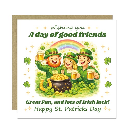 Funny St Patricks Day Card Irish Friends Drinking Happy St Paddy Funny St Patricks Day Card Irish Friends Drinking Happy St Paddy