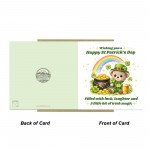 Cute St Patricks Day Card Funny Bear Irish Greeting Card