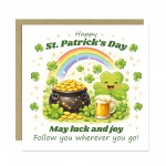 Happy St Patricks Day Card Irish Luck Shamrock St Paddys Card Happy St Patricks Day Card Irish Luck Shamrock St Paddys Card