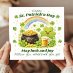 Happy St Patricks Day Card Irish Luck Shamrock St Paddys Card Happy St Patricks Day Card Irish Luck Shamrock St Paddys Card