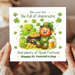 St Patricks Day Card Shamrocks Happy St Patricks Day Card