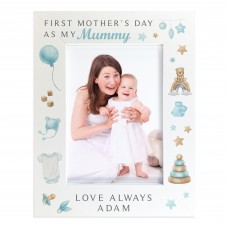 Personalised Gift For 1st Mothers Day White 7x5 Photo Frame