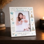 Personalised Gift For 1st Mothers Day White 7x5 Photo Frame