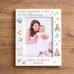 Personalised Gift For 1st Mothers Day White 7x5 Photo Frame