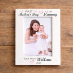 1st Mothers Day Gift White Portrait 7x5 Photo Frame Personalised