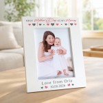 1st Mothers Day As My Mummy Gift White Portrait 7x5 Photo Frame