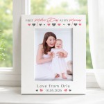 1st Mothers Day As My Mummy Gift White Portrait 7x5 Photo Frame