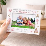 1st Mothers Day Gift White 7x5 Photo Frame Personalised Gift