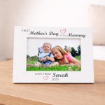 Personalised Gift For First Mothers Day White 7x5 Photo Frame Personalised Gift For First Mothers Day White 7x5 Photo Frame