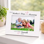 Personalised Gift For First Mothers Day White 7x5 Photo Frame Personalised Gift For First Mothers Day White 7x5 Photo Frame