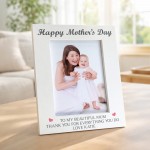 Happy Mothers Day Gift Portrait 7x5 Photo Frame Thank You Gift
