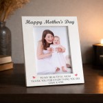 Happy Mothers Day Gift Portrait 7x5 Photo Frame Thank You Gift