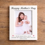 Happy Mothers Day Gift Portrait 7x5 Photo Frame Thank You Gift
