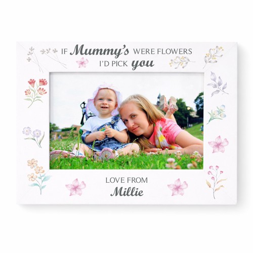 Gift For Mummy Portrait 7x5 Photo Frame Mummys Were Flowers Gift For Mummy Portrait 7x5 Photo Frame Mummys Were Flowers