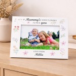 Gift For Mummy Portrait 7x5 Photo Frame Mummys Were Flowers Gift For Mummy Portrait 7x5 Photo Frame Mummys Were Flowers