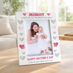 Mummy Gift Mothers Day Gift 7x5 Photo Frame I Love You Gifts