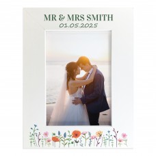 Wedding Day Photo Frame Personalised Gift For Couple 7x5 Frame