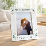 Wedding Day Photo Frame Mr And Mrs Personalised Gift For Couple Wedding Day Photo Frame Mr And Mrs Personalised Gift For Couple