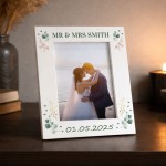 Wedding Day Photo Frame Mr And Mrs Personalised Gift For Couple Wedding Day Photo Frame Mr And Mrs Personalised Gift For Couple