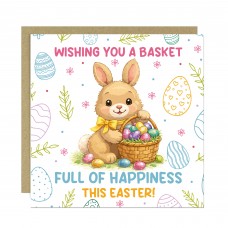Cute Easter Bunny Card Happy Easter Greeting Card For Kids