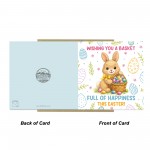 Cute Easter Bunny Card Happy Easter Greeting Card For Kids
