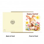 Happy Easter Greetings Cards For Kids and Children Cute Bunny