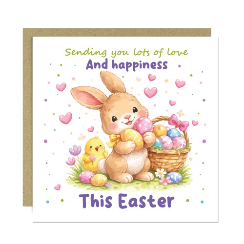 Happy Easter Card For Son Daughter Grandson Granddaughter 